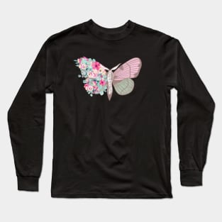 Floral Butterfly Long Sleeve T-Shirt